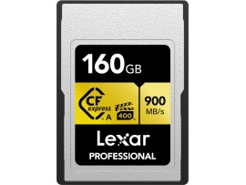 Lexar 160GB Professional CFexpress Type A Card GOLD Series LEXAR LCAGOLD160G-RNENG 